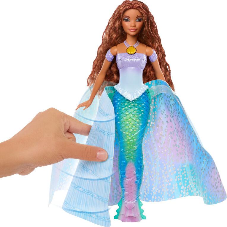 Mattel - Tl Disney The Little Mermaid Transforming Ariel Fashion Doll, Switch from Human to Mermaid - Limolin 