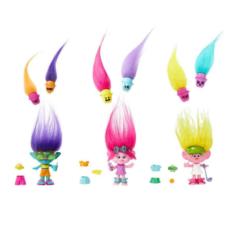 Mattel - Trolls - Hair Pops Assorted - Limolin 