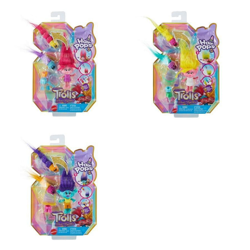 Mattel - Trolls - Hair Pops Assorted - Limolin 