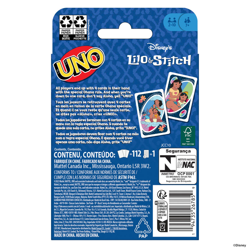 Mattel - UNO - LILO and STITCH - Limolin 