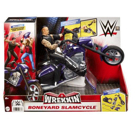 Mattel - WWE - Wrekkin Boneyard Slam-Cycle (Undertaker) - Limolin 