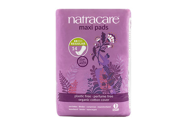 Natracare - Maxi Pads Regular 14 Pads - Limolin 