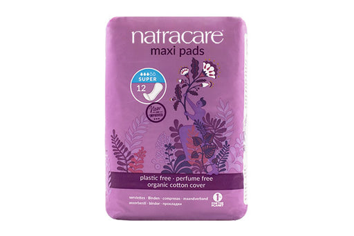 Natracare - Maxi Pads Super 12 Pads - Limolin 