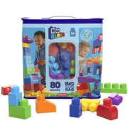 Mega Toys - 80Pc - Big Building Bag - Classic - Limolin 