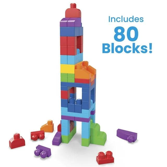 Mega Toys - 80Pc - Big Building Bag - Classic - Limolin 