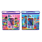 Mega Toys - 80Pc - First Builders ( Classic + Pastel ) Assorted - Limolin 