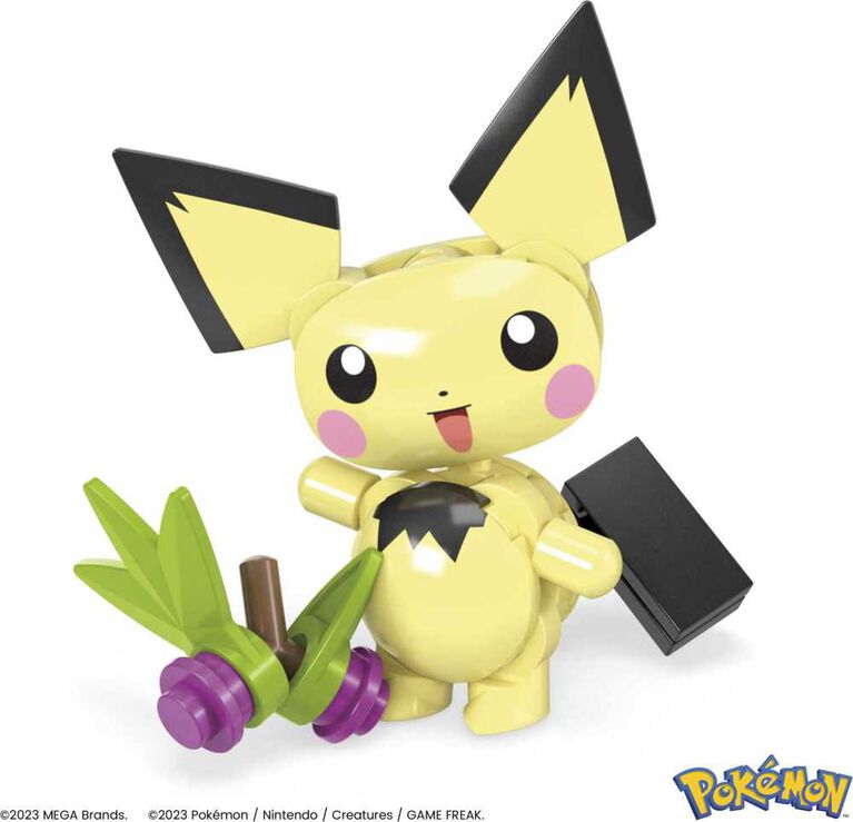 Mega Toys - Pokemon - Building Toy Kit, Pichu's Forest - Limolin 