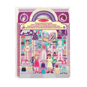 Melissa & Doug - Deluxe Puffy Sticker Album - Day of Glamour (8L) - Limolin 