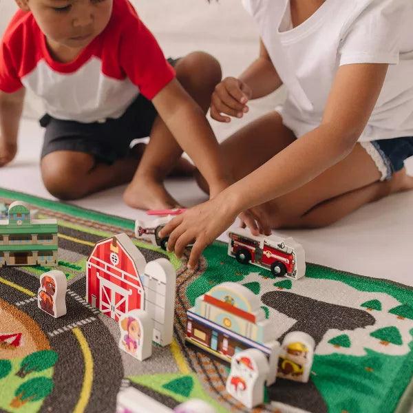 Melissa & Doug - Paw Patrol Activity Rug - Adventure Bay (6L) - Limolin 