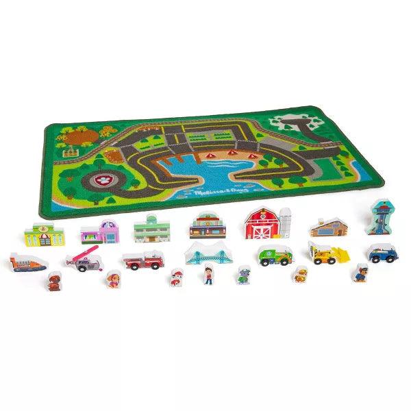 Melissa & Doug - Paw Patrol Activity Rug - Adventure Bay (6L) - Limolin 