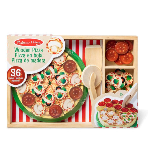 Melissa & Doug - Pizza Party Wooden Set - Limolin 