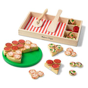 Melissa & Doug - Pizza Party Wooden Set - Limolin 