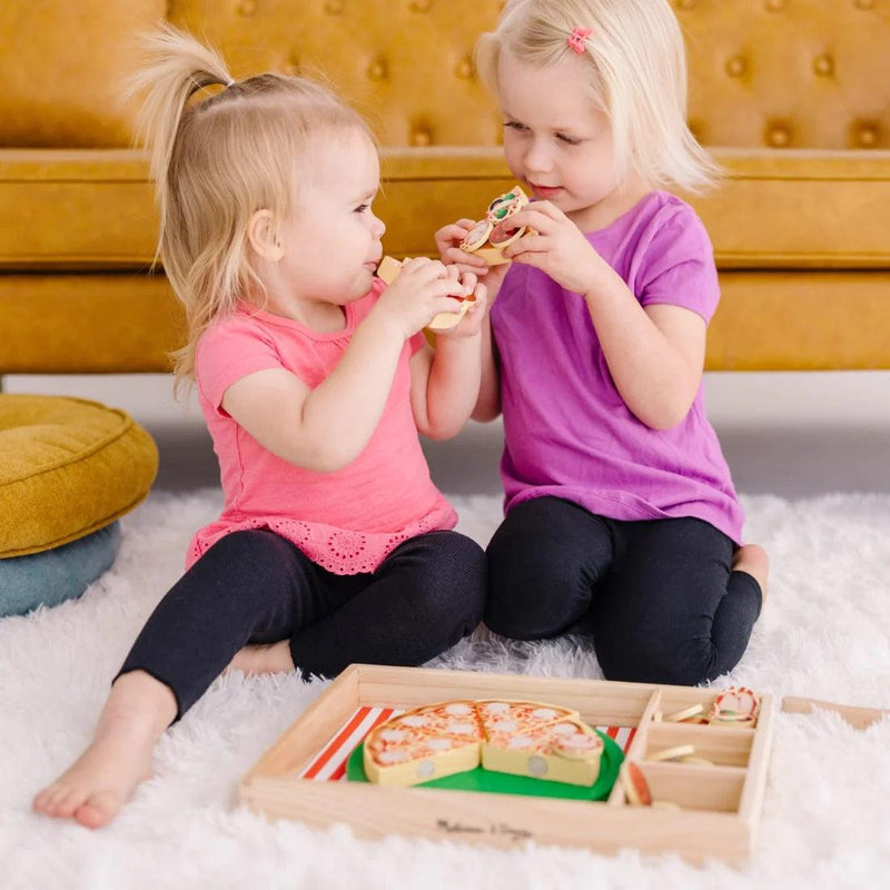 Melissa & Doug - Pizza Party Wooden Set - Limolin 
