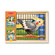 Melissa & Doug - 12-Piece Wooden Puzzles - Pets (Set of 4)