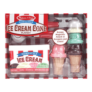 Melissa & Doug - Scoop & Stack Ice Cream Cone Playset (6L) - Limolin 
