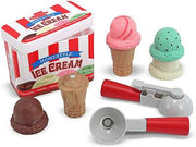Melissa & Doug - Scoop & Stack Ice Cream Cone Playset (6L) - Limolin 