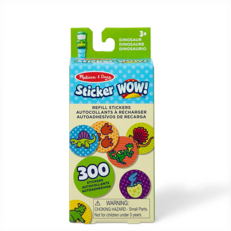 Melissa & Doug - Sticker WOW!® Refill Stickers – Dinosaur - Limolin 