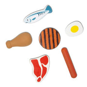 Melissa & Doug - Wooden Food Groups Play Set - Protein - Limolin 