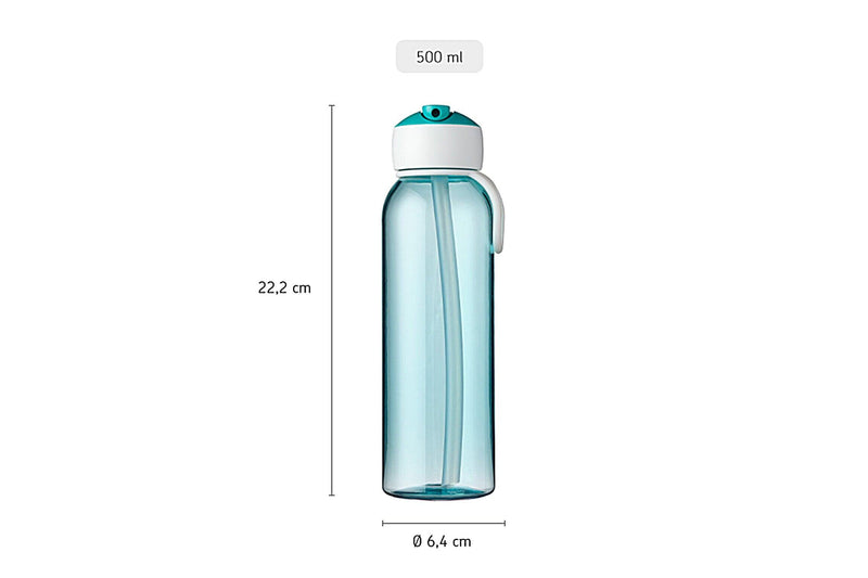 Mepal - Campus Water Bottle Flip-Up 500Ml/17Oz - Limolin 
