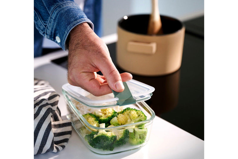 Mepal - Easyclip Glass Food Storage Box 2250 Ml / 76 Oz - Limolin 