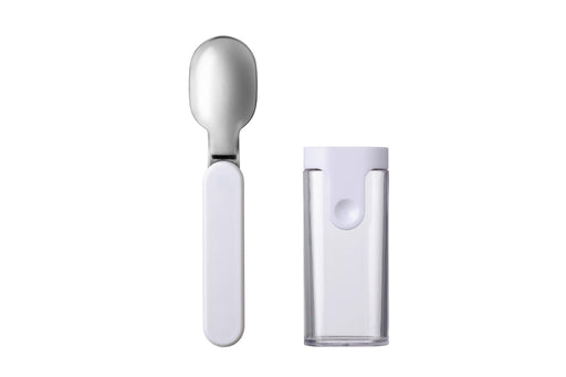 Mepal - Ellipse - Folding Spoon with Case - White