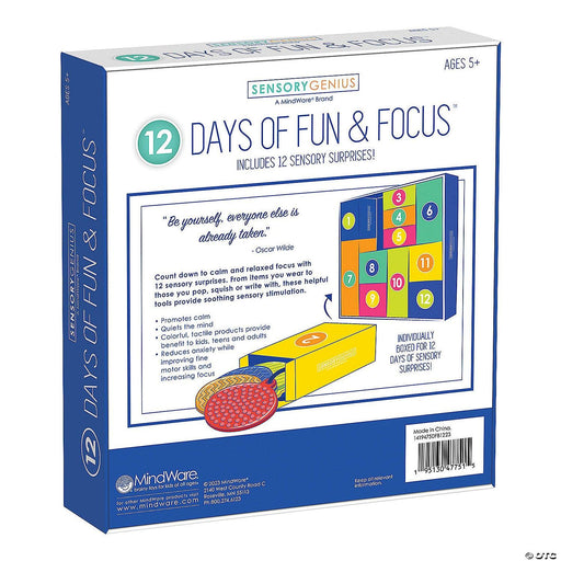 Mindware - 12 Days of Fun and Focus (Sensory Genius) - Limolin 