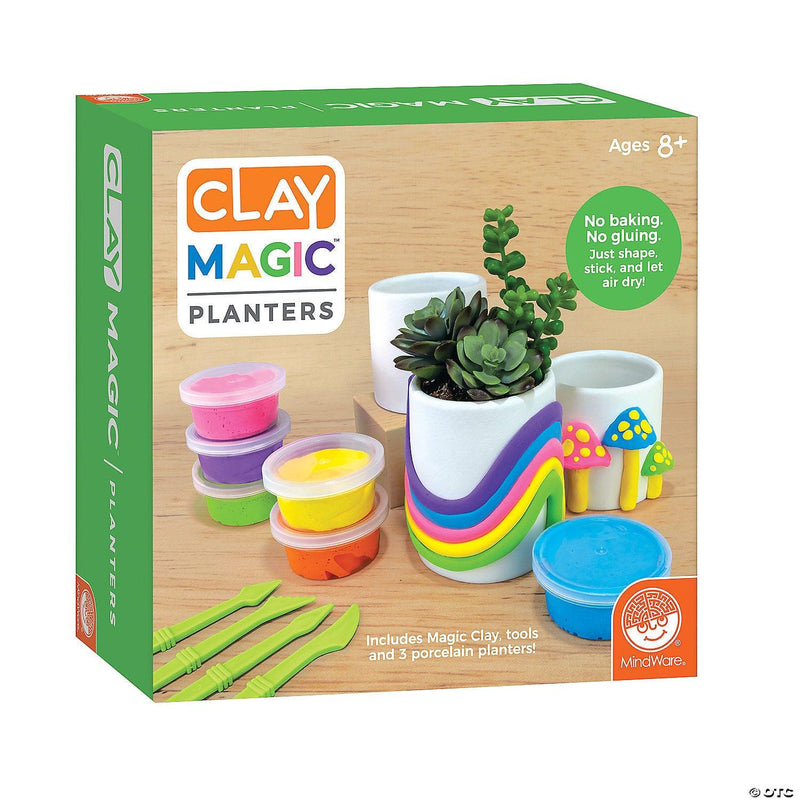 Mindware - Clay Magic Planters Craft Kit - Limolin 