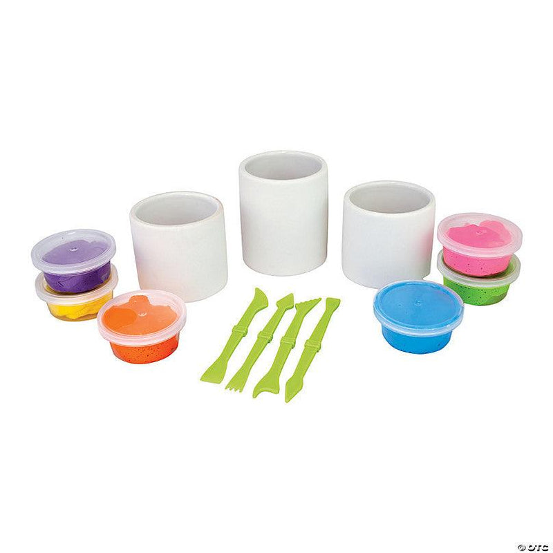 Mindware - Clay Magic Planters Craft Kit - Limolin 