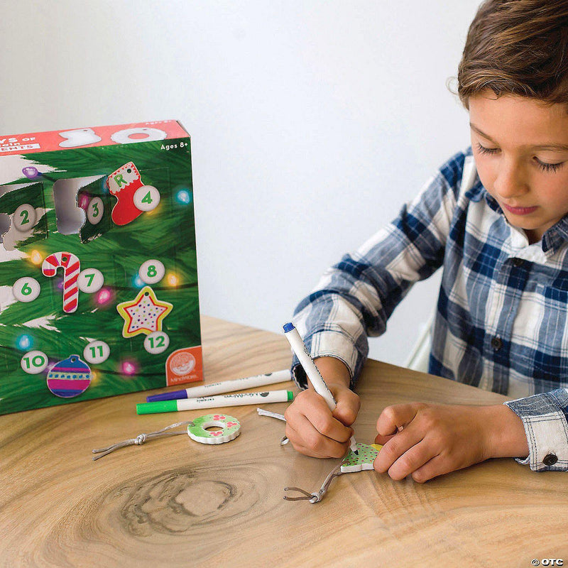 Mindware - Color Your Own 12 Days of Ornaments Toy - Limolin 