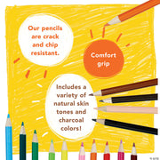 Mindware - Color by Number - Colored Pencils (Set of 36) - Limolin 