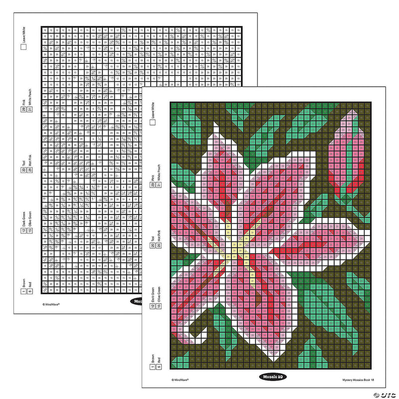 Mindware - Color by Number - Mystery Mosaics - Book 18 - Limolin 