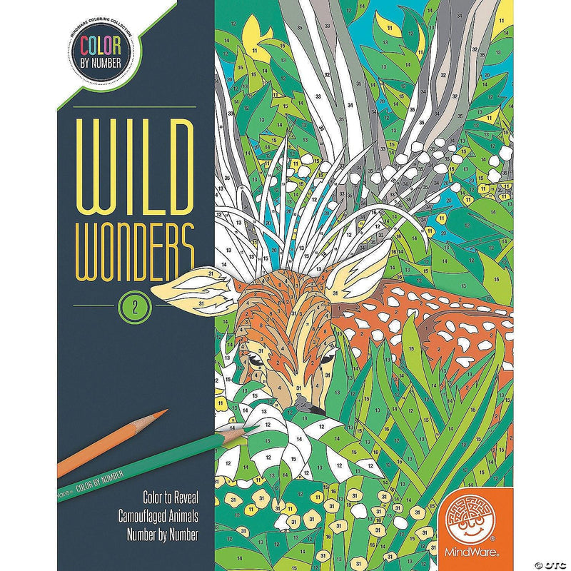 Mindware - Color by Number - Wild Wonders - Book 2 - Limolin 