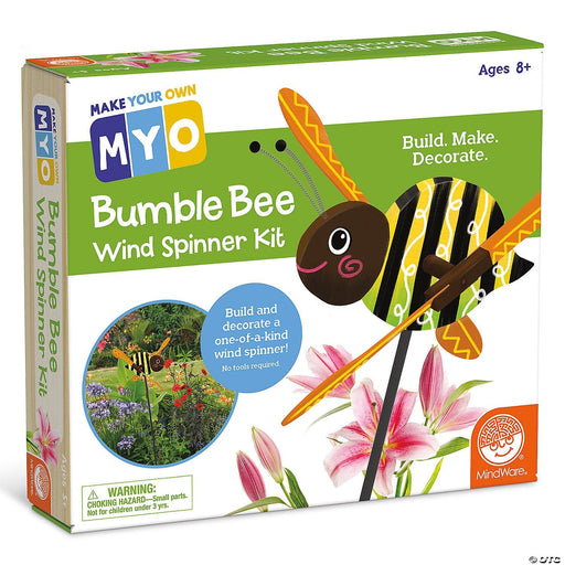 Mindware - Make Your Own Bumble Bee Wind Spinner Craft Kit - Limolin 