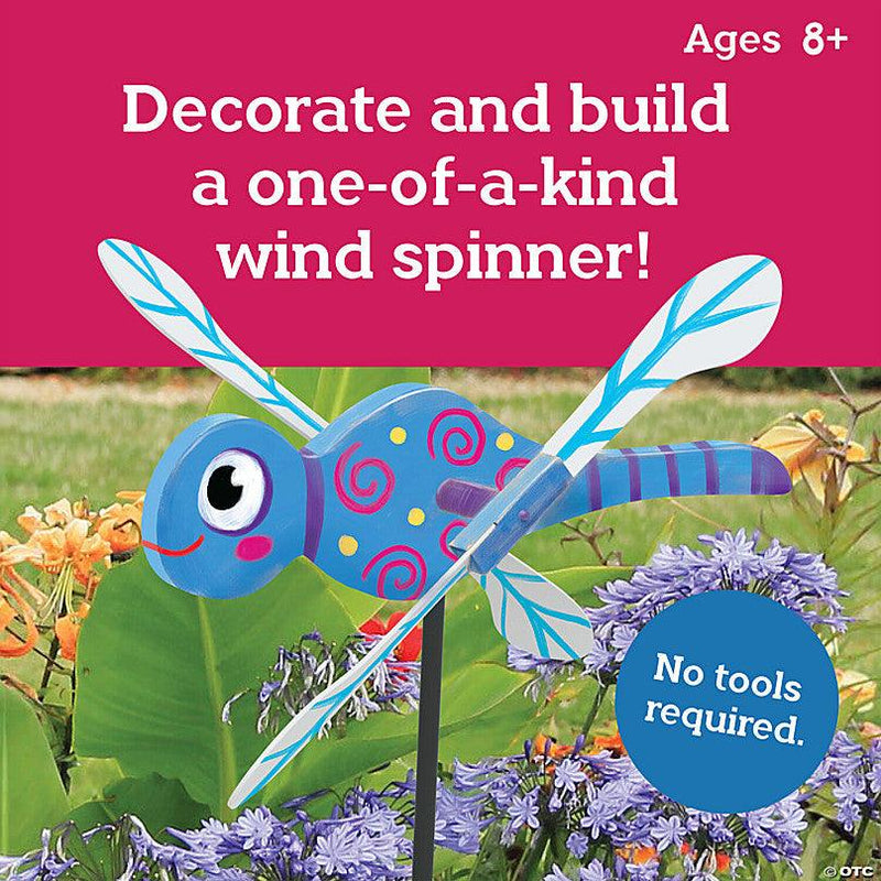 Mindware - Make Your Own Dragonfly Wind Spinner Craft Kit - Limolin 