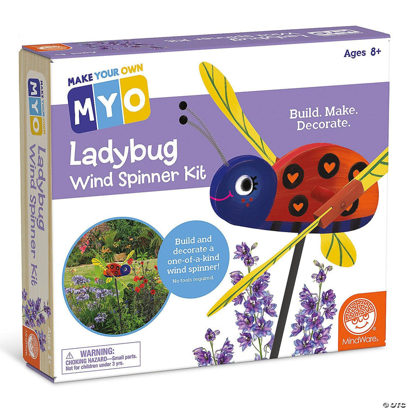 Mindware - Make Your Own Ladybug Wind Spinner Craft Kit - Limolin 