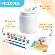 Mindware - Paint - Your - Own Porcelain Dog Treat Jar - Limolin 