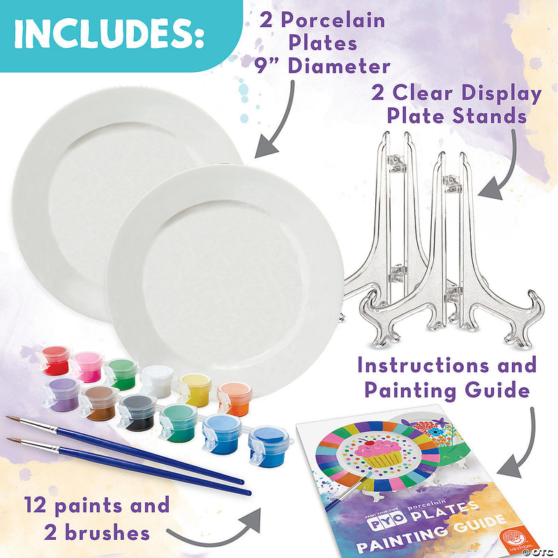Mindware - Paint - Your - Own Porcelain Plates - Limolin 