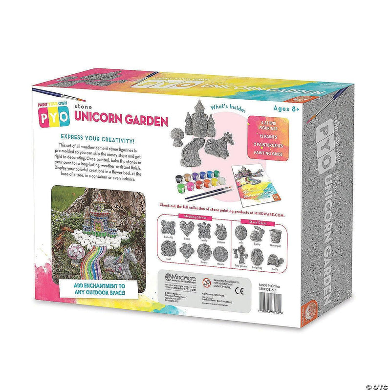 Mindware - Paint - Your - Own Stone - Unicorn Garden - Limolin 