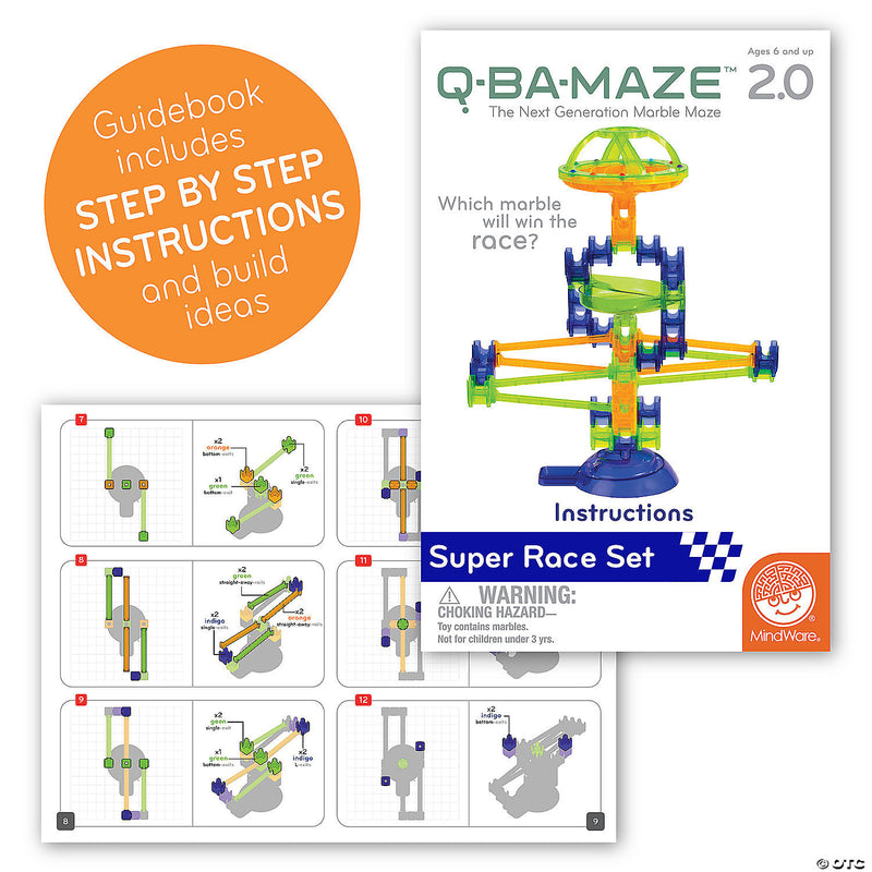 Mindware - Q-BA-MAZE - Super Race Set - Limolin 
