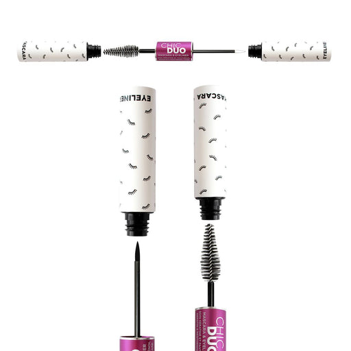 Misencil - Chic Duo Mascara & Eyeliner Double Applicator Black - Limolin 