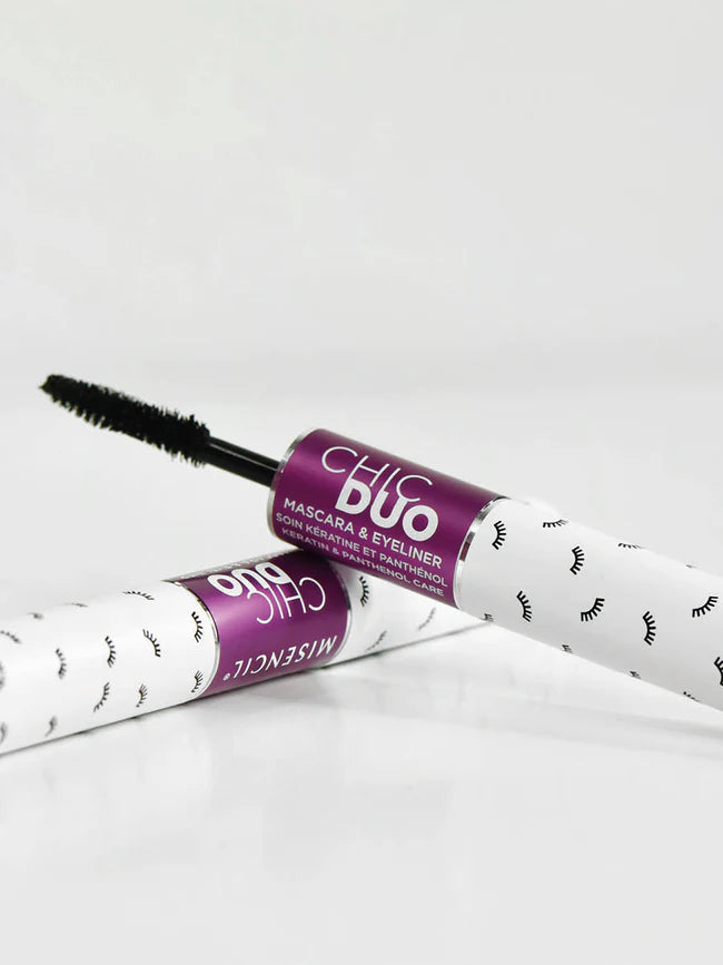 Misencil - Chic Duo Mascara & Eyeliner Double Applicator Black - Limolin 