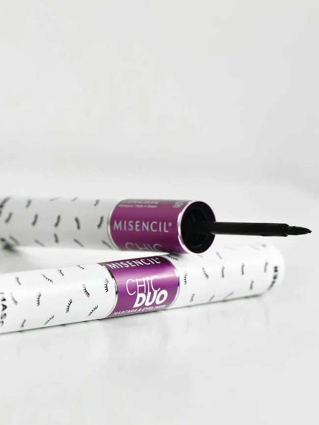 Misencil - Chic Duo Mascara & Eyeliner Double Applicator Black - Limolin 