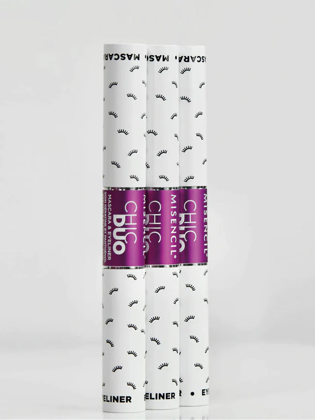 Misencil - Chic Duo Mascara & Eyeliner Double Applicator Black - Limolin 