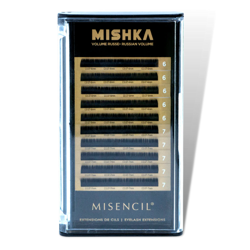 Misencil - Mishka 0.07 D Premium Eyelash Extensions - Limolin 