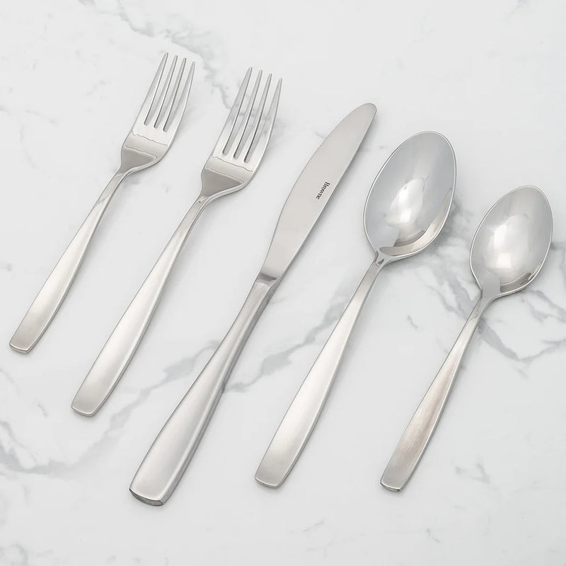 Browne - MODENA Bouillon Spoon, 6"/15.2cm, 18/10 SS, Satin Finish