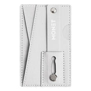 Monet - Universal Phone Wallet RFID with kickstand (White) - Limolin 