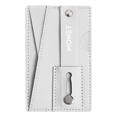 Monet - Universal Phone Wallet RFID with kickstand (White) - Limolin 