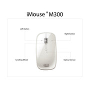 Mouse Bluetooth 30 M300W 2 Button PC/Mac - White - Limolin 