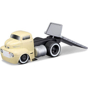 Muscle Machines - Model 05 1950 Ford COE Flatbed & 1949 Mercury Model 05 1/64 Die Cast Model Cars Toy - Limolin 