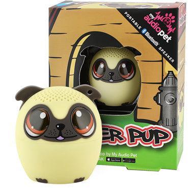 My Audio Solutions - My Audio Pet Bluetooth Speaker - Power Pup The Pug Puppy - Limolin 